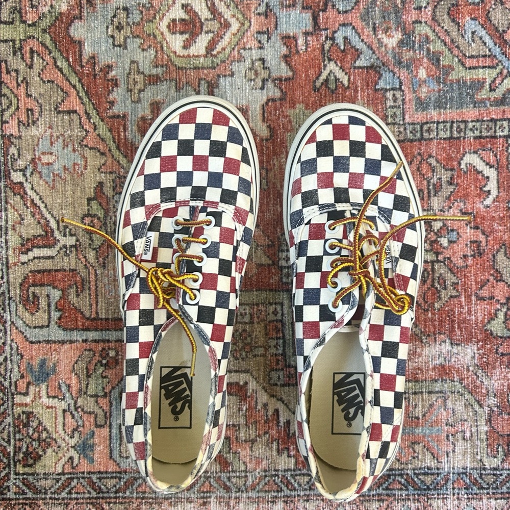 Vans Checkerboard Low Pro Slip on Sneakers Shoes W/10